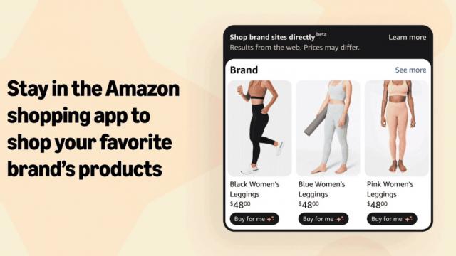 <b>Amazon face cumpărături pentru tine de pe alte site-uri folosind un AI nou: „Buy For Me”</b>Amazon vrea să devină şi mai mare decât este, vrea să devină însăşi definiţia shopping-ului şi a creat un agent AI care face cumpărături pentru tine, inclusiv de pe alte site-uri non Amazon. Totul se manifestă sub forma unui buton „Buy For Me”