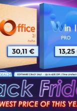 GoDeal24 vine cu cele mai bune reduceri din an; Black Friday pentru licențe Windows, Office sau pachete combo