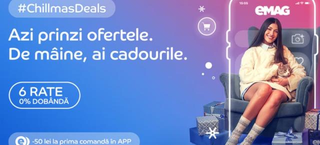 Revin reducerile la eMAG! Campania promo Chillmas Deals aduce oferte noi, produse surpriză