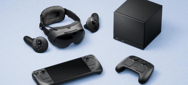 Valve lansează hardware nou pentru gameri! PC de gaming compact, Steam Controller revine, cască AR / VR cu SteamOS