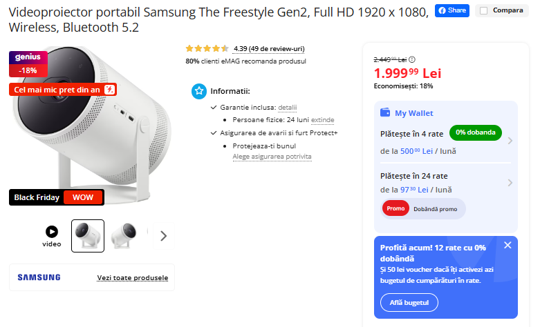 Black Friday 2025, Live Blogging Mobilissimo; Reduceri și cataloage eMAG, PC Garage, Fashion Days, evoMAG.ro, Flanco... - imaginea 477