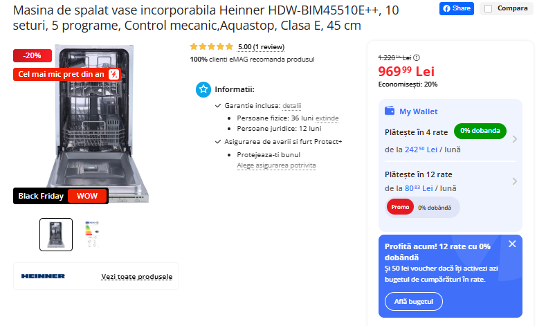 Black Friday 2025, Live Blogging Mobilissimo; Reduceri și cataloage eMAG, PC Garage, Fashion Days, evoMAG.ro, Flanco... - imaginea 498