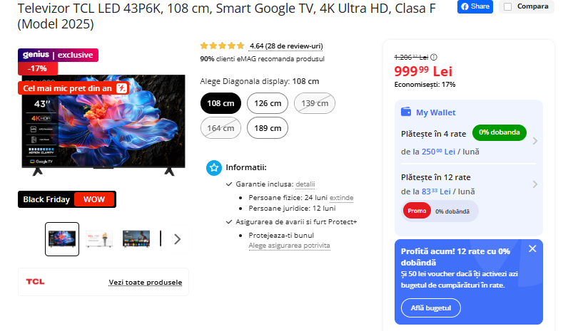 Black Friday 2025, Live Blogging Mobilissimo; Reduceri și cataloage eMAG, PC Garage, Fashion Days, evoMAG.ro, Flanco... - imaginea 502