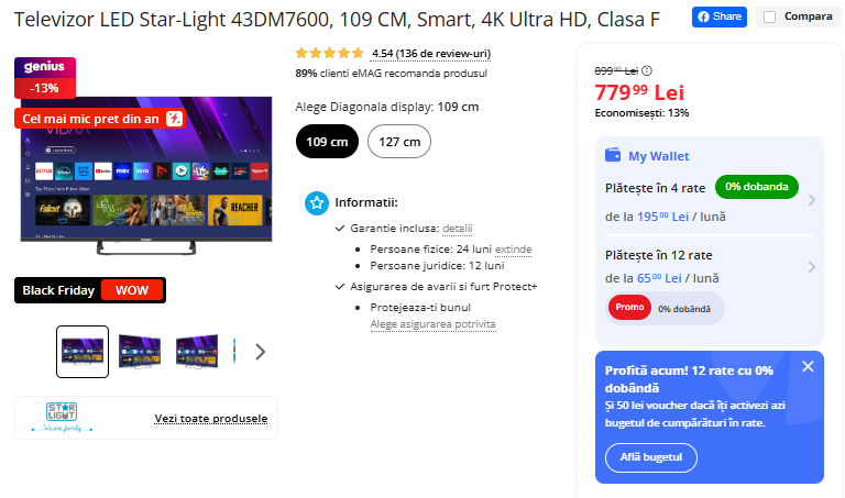 Black Friday 2025, Live Blogging Mobilissimo; Reduceri și cataloage eMAG, PC Garage, Fashion Days, evoMAG.ro, Flanco... - imaginea 504