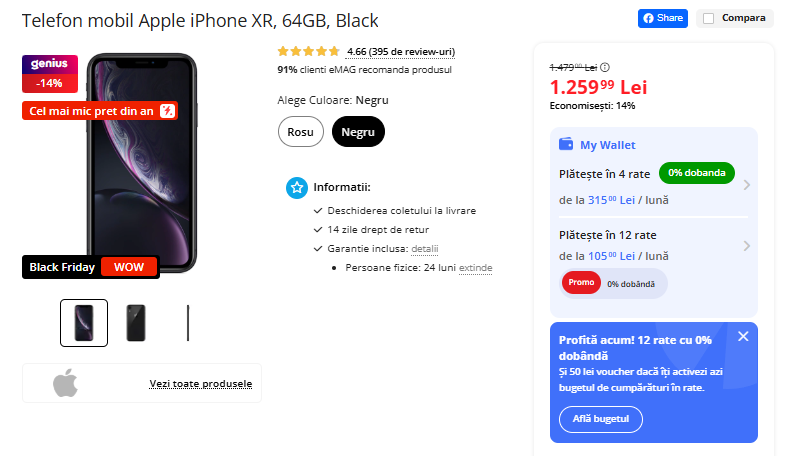 Black Friday 2025, Live Blogging Mobilissimo; Reduceri și cataloage eMAG, PC Garage, Fashion Days, evoMAG.ro, Flanco... - imaginea 506