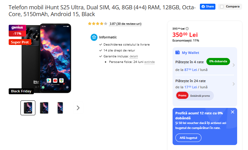 Black Friday 2025, Live Blogging Mobilissimo; Reduceri și cataloage eMAG, PC Garage, Fashion Days, evoMAG.ro, Flanco... - imaginea 508