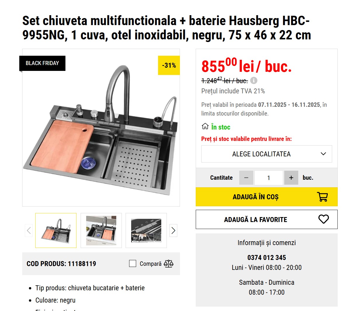 Black Friday 2025, Live Blogging Mobilissimo; Reduceri și cataloage eMAG, PC Garage, Fashion Days, evoMAG.ro, Flanco... - imaginea 527