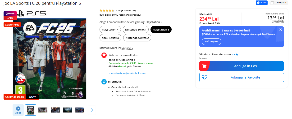 Black Friday 2025, Live Blogging Mobilissimo; Reduceri și cataloage eMAG, PC Garage, Fashion Days, evoMAG.ro, Flanco... - imaginea 570