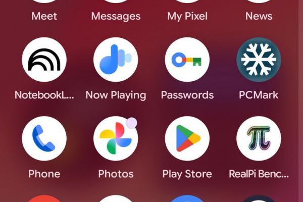 Google Pixel 10a - Screenshots UI
