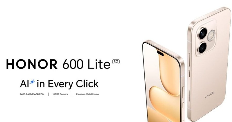 Honor 600 Lite debutează discret cu design nou, baterie de 6520 mAh, ecran AMOLED de 120Hz