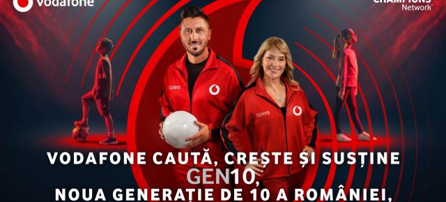 Vodafone lansează GEN10: 21 de copii vor primi burse și mentorat de la Nadia Comăneci și Ciprian Marica