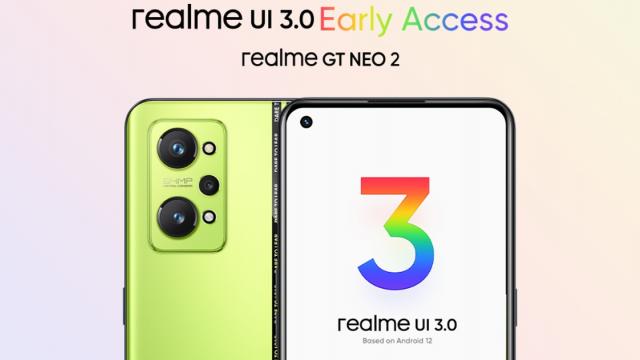 <b>realme GT Neo2 primește Android 12 prin programul Early Access; Sosește și interfața realme UI 3.0</b>După ce realme a anunțat noua sa interfață, realme UI 3.0 bazată pe Android 12, câteva dintre dispozitivele din portofoliul companiei au primit OS-ul prin programul Early Access. Printre acestea se află realme GT și GT Master Explorer Edition