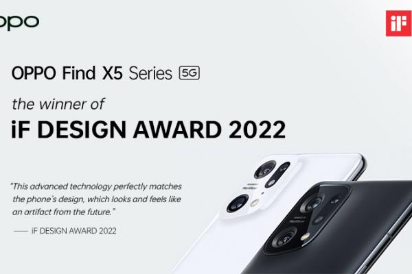 OPPO a câştigat 3 premii în cadrul iF Design Awards 2022, pentru telefonul pliabil Find N şi flagship-ul Find X5