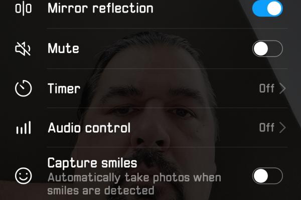 Interfață grafică cameră Huawei Mate 20 Pro (capturi de ecran)