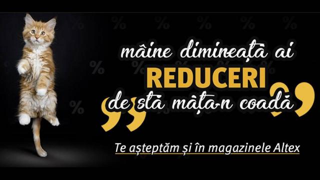 <b>Altex vine cu reduceri proaspete în săptămâna 2 de Black Friday! Iată care sunt noutățile </b>Retailerul Altex.ro continuă campania de Black Friday și de astăzi intrăm în săptămâna 2 de reduceri, perioadă în care oferta suferă câteva modificări astfel că avem parte de reduceri proaspete. Descoperiți din lista de mai jos care sunt 