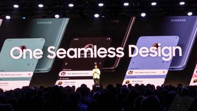 <b>Samsung anunţă One UI, urmaşul lui TouchWiz/Experience şi o nouă interfaţă pentru telefoanele sale cu Android</b>Samsung a prezentat la SDC 2018 pe lângă primul sau ecran de smartphone pliabil şi un nou tip de experienţă pentru telefoane mobile. E vorba despre One UI, un nou limbaj de design si interfaţă, care debutează cu Android Pie în ianuarie.