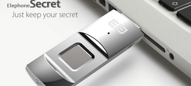 UPDATE: Stick-ul de memorie Elephone EleSecret ce oferă 64 GB de stocare și scanner de amprente costă acum doar 150 lei!