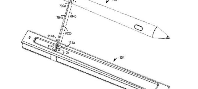 Microsoft brevetează un nou tip de stylus Surface Pen, de această dată reîncărcabil