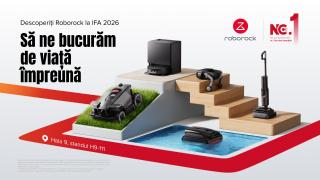 Roborock lansează seria de aspiratoare verticale F25, ce combină acțiunea aburului la temperaturi ridicate cu spălarea cu apă fierbinte