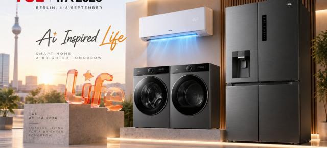TCL aduce AI-ul în electrocasnice la IFA 2026: frigiderul trece de la +5°C la -20°C, P9 își reglează singur spălarea