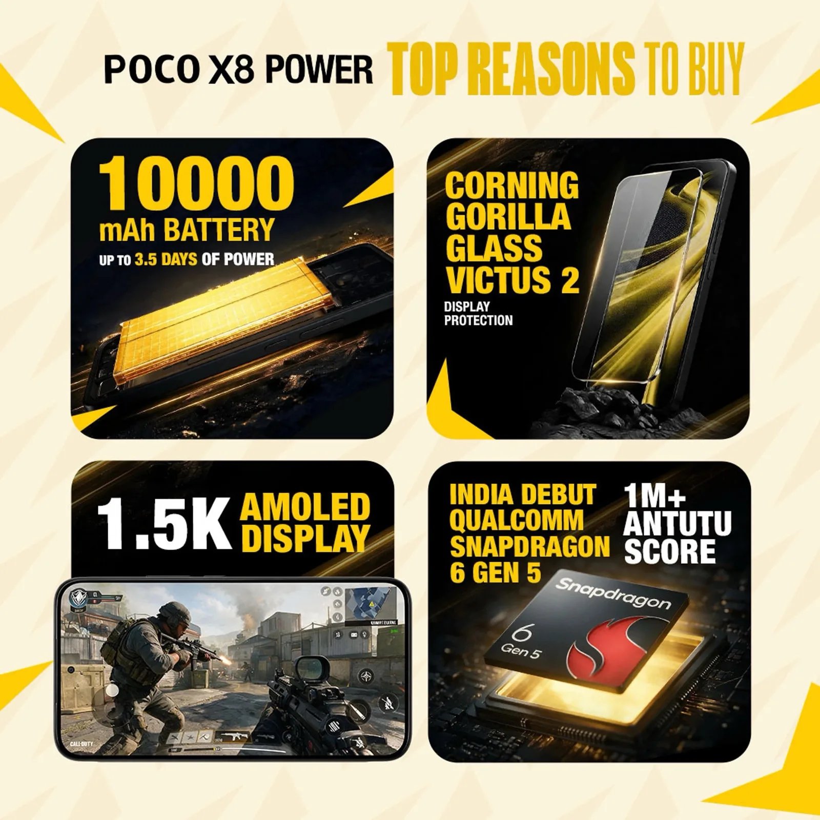 POCO X8 Power - Fotografii oficiale (galerie)