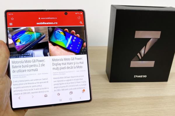Samsung Galaxy Z Fold 2 5G: Display-uri mai mari, mai luminoase, mai versatile