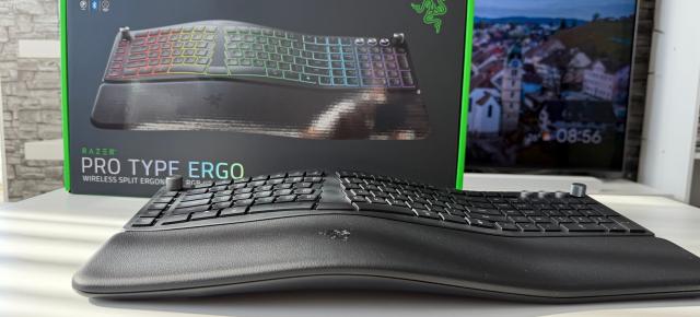 RAZER PRO Type ERGO Review: Tastatura office de la RAZER pentru confort deplin, typing rapid și comenzi macro la degetul mic