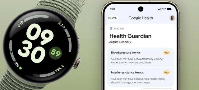 Google îți urmărește tensiunea fără să o măsoare: Health Guardian ajunge pe Pixel Watch 3, Watch 4 și Watch 5