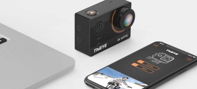 TomTop are în ofertă o cameră video de acțiune capabilă de filmare 4K la 60 fps; Oferă și stabilizare electronică