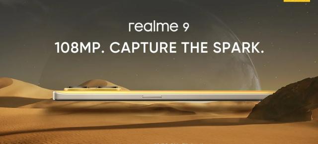 realme 9 4G va debuta oficial pe 7 aprilie! Primul smartphone din lume cu senzor foto Samsung ISOCELL HM6 de 108 MP