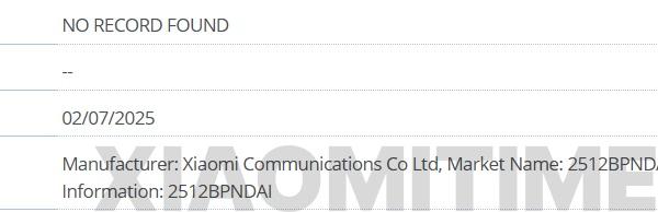 Xiaomi „Ultra Max” - Certificări