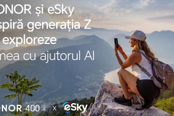HONOR 400 transformă city break-urile în povești vizuale smart, prin parteneriat HONOR și eSky