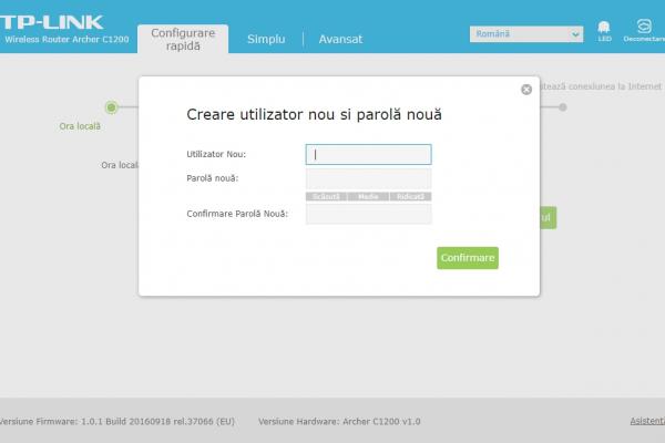 Proces setare router TP-Link Archer C1200