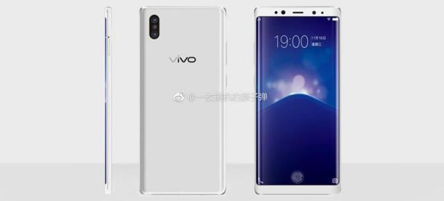 Randări ale lui Vivo Xplay7 par a sugera că telefonul va sosi cu 3 camere foto în spate și cu scanner de amprente integrat în ecran!