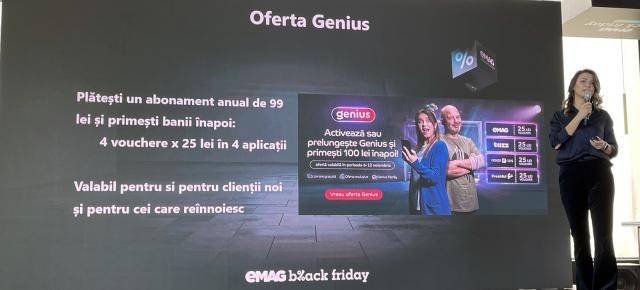 Cum îți recuperezi costul abonamentului Genius eMAG de Black Friday?