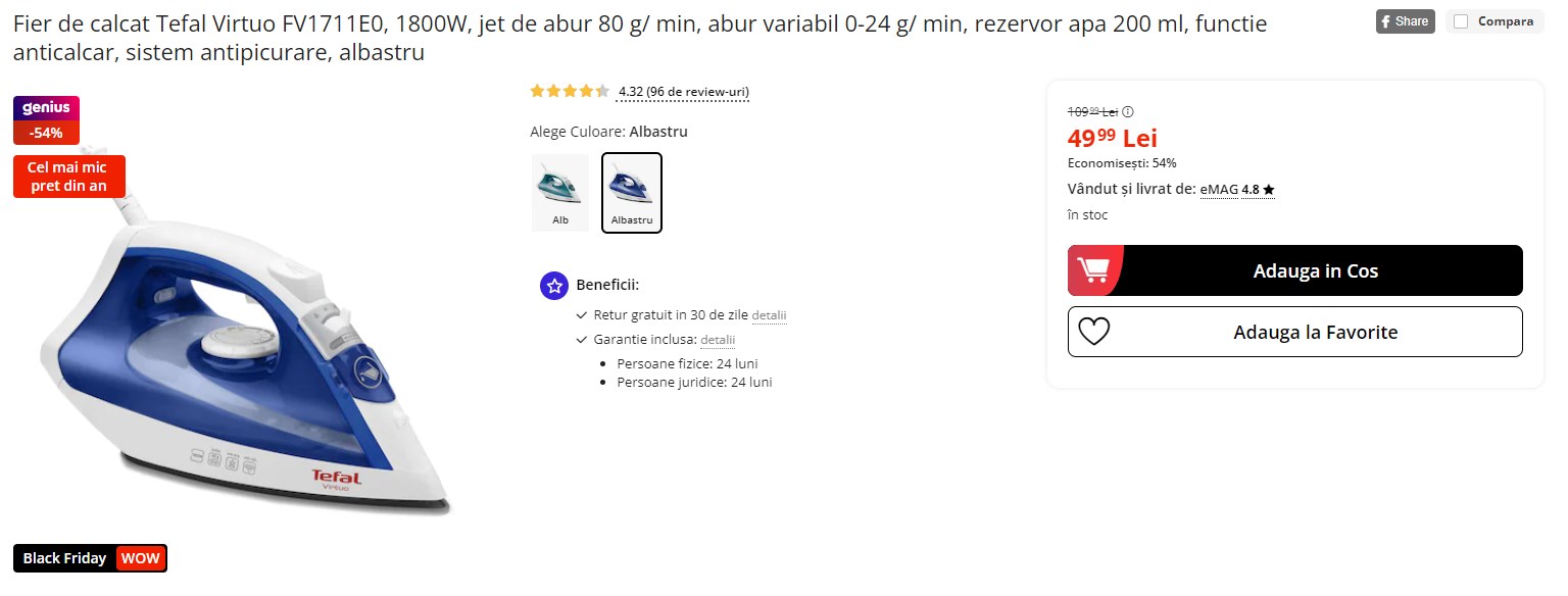 Black Friday 2023, Live Blogging Mobilissimo; Reduceri și cataloage eMAG, PC Garage, Fashion Days, Cel, Flanco... - imaginea 321