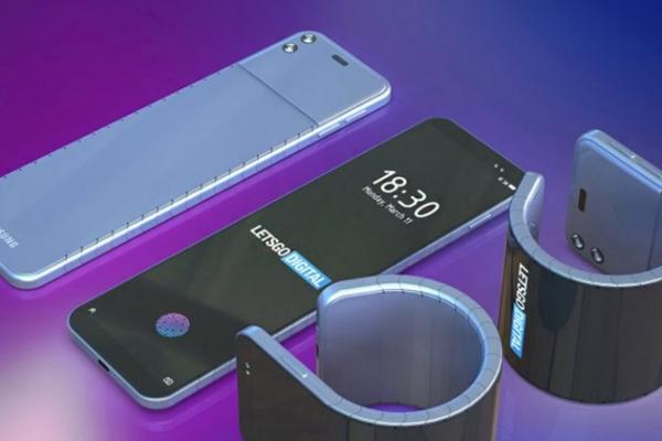 Telefonul flexibil brăţară de la Samsung primeşte un brevet şi randări; Încă un format futurist pentru coreeni