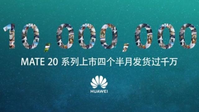 <b>10 milioane unități Huawei Mate 20 au fost vândute la nivel global în 5 luni de prezență pe piață</b>În vreme ce problemele continuă pentru Huawei în războiul cu SUA iată că mai sosesc și vești bune pentru gigantul chinez, o asemenea informație fiind dezvăluită astăzi de către companie. Aflăm din partea CEO-ului Richard Yu