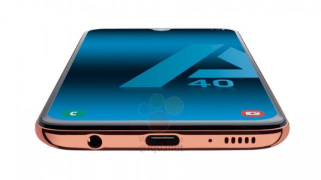 <b>Samsung Galaxy A40 se afișează în randări; Corp din plastic, cameră duală și baterie mare</b>Încă o dată cei de la winfuture.de ne aduc leak-uri în premieră, de această dată fiind vorba despre randări asociate unui viitor smartphone Samsung de buget și anume modelului Galaxy A40. Acesta ar putea debuta pe data 