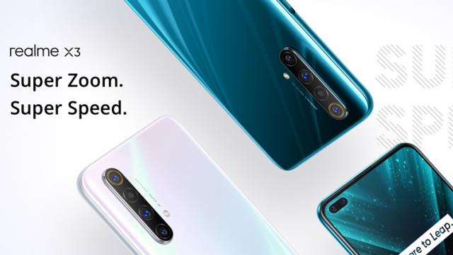 <b>Realme X3 este acum oficial și aduce procesor Snapdragon 855+, ecran de 6.6 inch cu refresh rate de 120Hz - totul la 330 dolari</b>Astăzi avem parte de o nouă lansare pe piața smartphone, cea a lui Realme X3 - o variantă vanilla pentru X3 SuperZoom de luna trecută care renunță la camera periscop în favoarea unui senzor standard telephoto