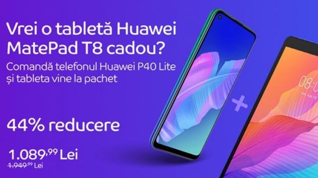 <b>MEGA OFERTĂ: Achiziția lui Huawei P40 Lite de pe eMAG îți aduce astăzi o tabletă cadou (ofertă limitată)</b>Cei de la Huawei ne-au adus o mulțime de oferte pe plan local în ultima lună, de la promoția "Huawei Family Week" și până la "Săptămâna Huawei de nota 10" prin care dispozitivele din portofoliul