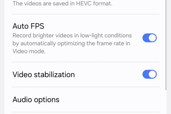 Samsung Galaxy A57 - Screenshots camera