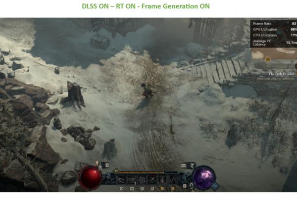 Diablo IV - Frame Generation ON