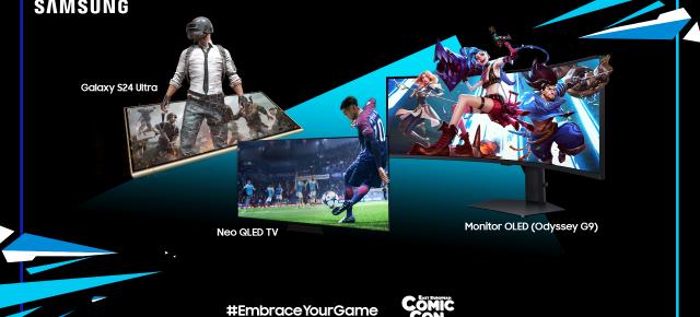 Samsung transformă Comic Con 2024 într-o arenă de gaming; Poți testa noile Galaxy S24 și monitorul Odyssey!