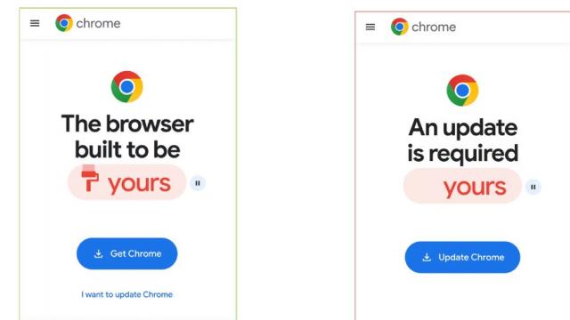 <b>O actualizare Chrome falsă îţi goleşte cardurile de pe telefonul Android (Troian Brokwell)</b>Mărturisesc că mă întrebam când va veni iar momentul să mai scriu despre malware. Lucrurile au fost cam cuminţi în ultima vreme, dar iată că azi aflăm de existenţa unei actualizări false a lui Chrome, care îţi poate goli cardurile

