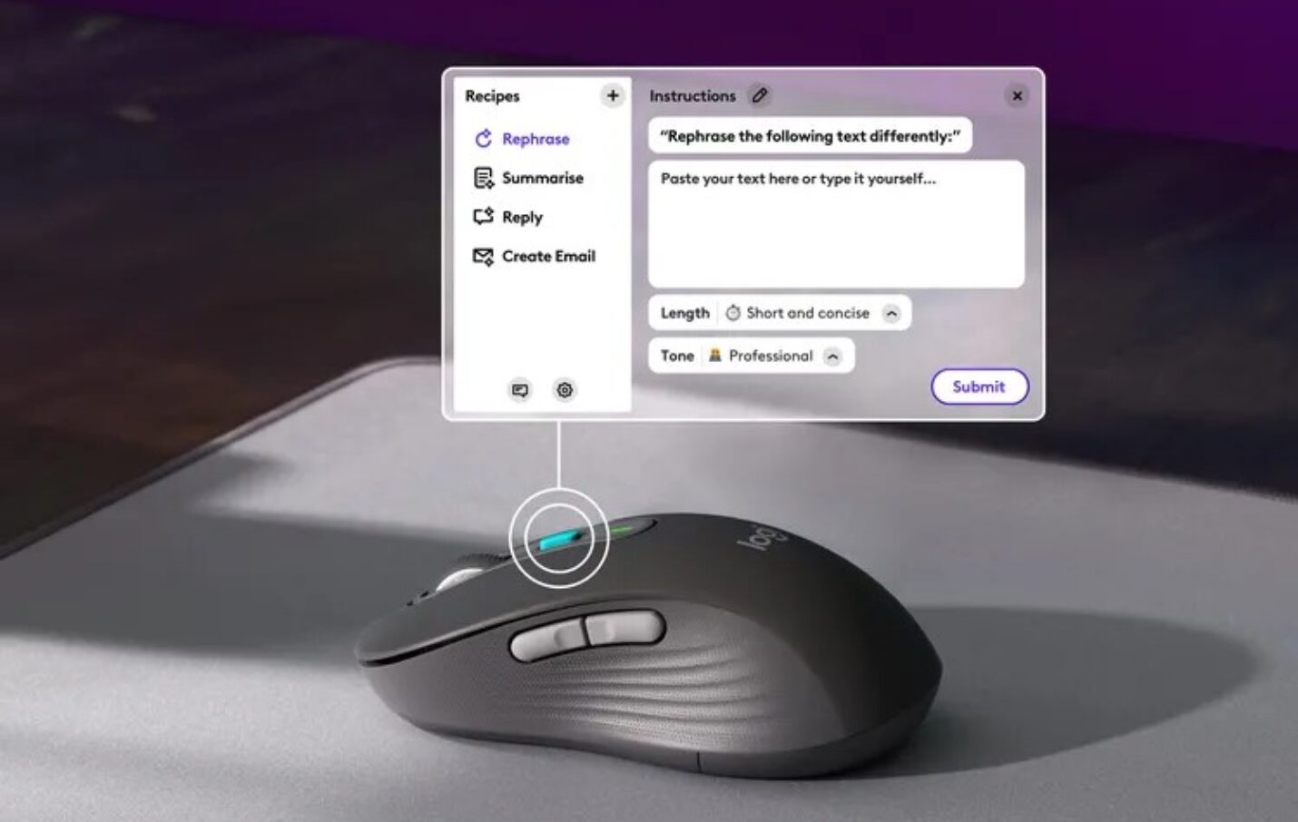 Logitech pune un buton AI pe mouse-urile şi tastaturile sale, inclusiv pe cele vândute deja