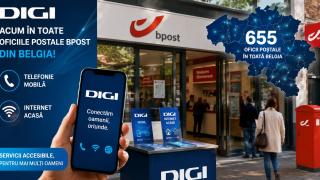 Succes pentru DIGI în Belgia: operatorul român va vinde abonamente de telefonie și internet în întreaga rețea poștală Bpost