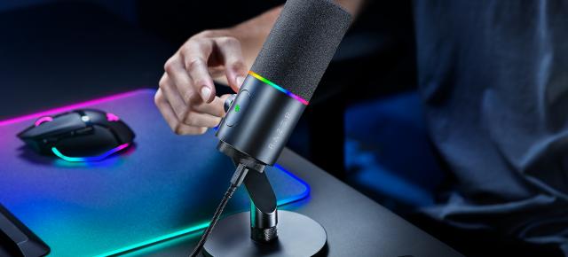 Razer promite sunet de studio pe noul microfon Seiren V3 Pro, cu suport 32-bit float, DSP audio integrat