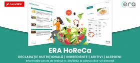 Allview lansează aplicația Era HoReCa ce oferă informații detaliate despre nuntrienți, ingrediente pentru fiecare rețetă utilizată de restaurante