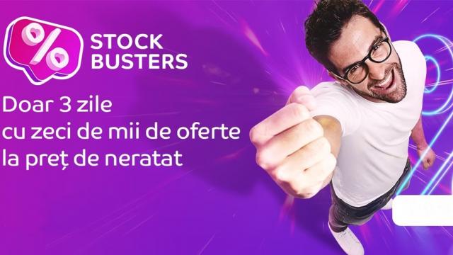 <b>Stock Busters la eMAG în perioada 21 - 23 februarie; Ce gadget-uri cumpărăm? Laptopuri, PC-uri, telefoane și tablete</b>Pe finalul lunii februarie vine și o nouă campanie Stock Busters de la eMAG. Ofertele sunt deja pe site azi, 21 februarie, iar campania ține fix 3 zile, până pe 23 februarie. În portofoliul retailerului găsim laptopuri, telefoane, gadget-uri, băuturi